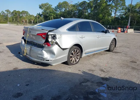 2015 Hyundai Sonata Sport z USA, uszkodzony, nr VIN 5NPE34AF1FH113426